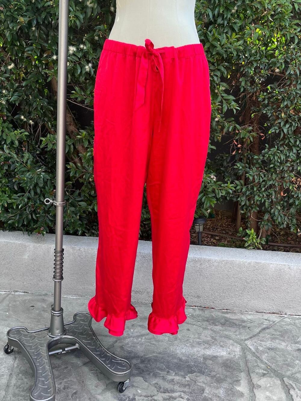 Victoria’s Secret Red Satin Sleep Lounge Pants – XL - Picture 3 of 9